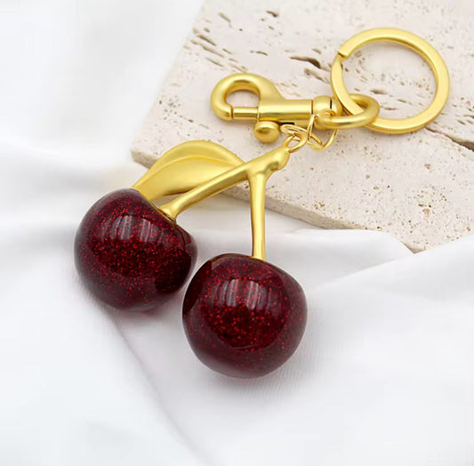 Cherry Bag Charm