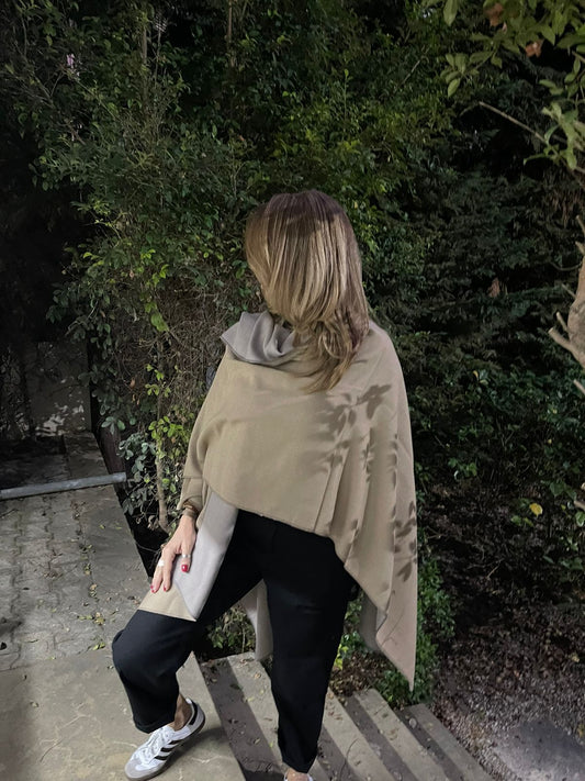 Poncho Style Shawl