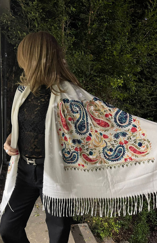 Cashmere Embroidered Shawl