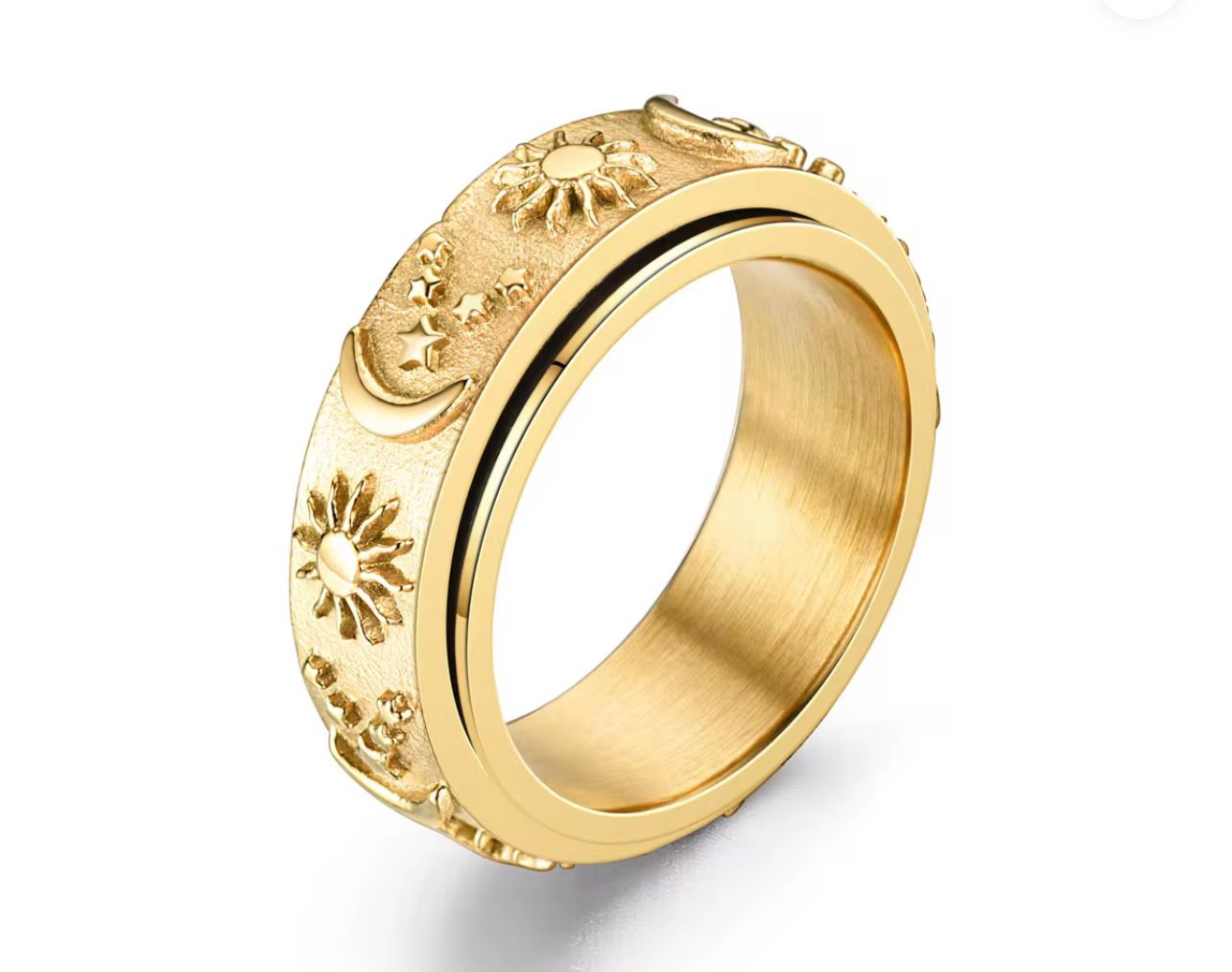 Spinning Anti-anxiety Sun, Moon & Stars