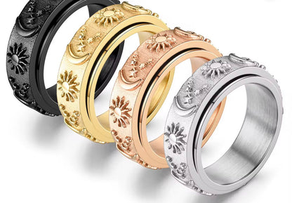 Spinning Anti-anxiety Sun, Moon & Stars